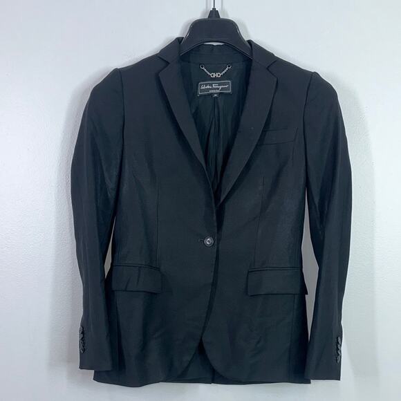 Salvatore Ferragamo women’s structured blazer size Italian 38 - Picture 1 of 8